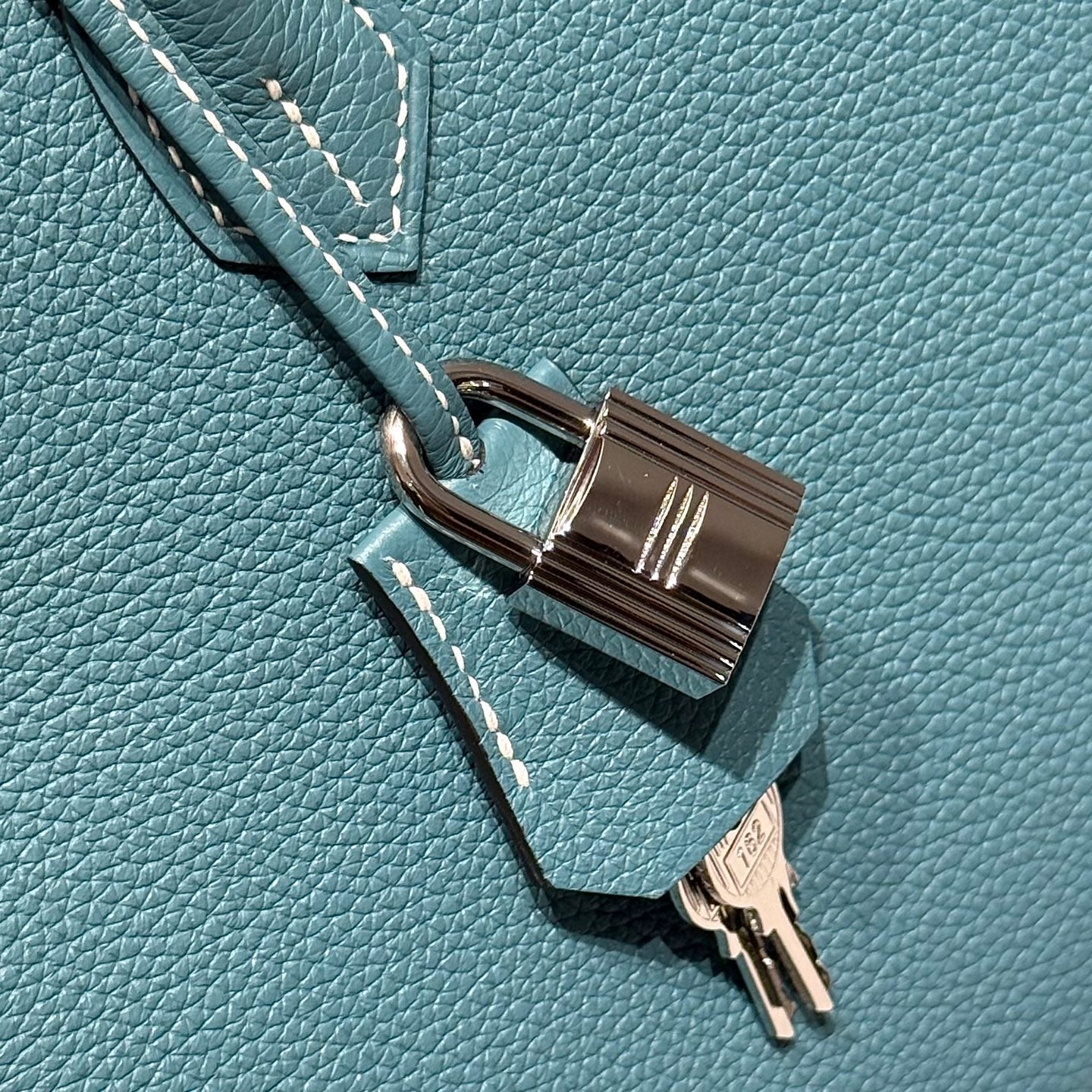 HM BIRKIN 25CM TEAL GREEN TOGO LEATHER SILVER HARDWARE 237510