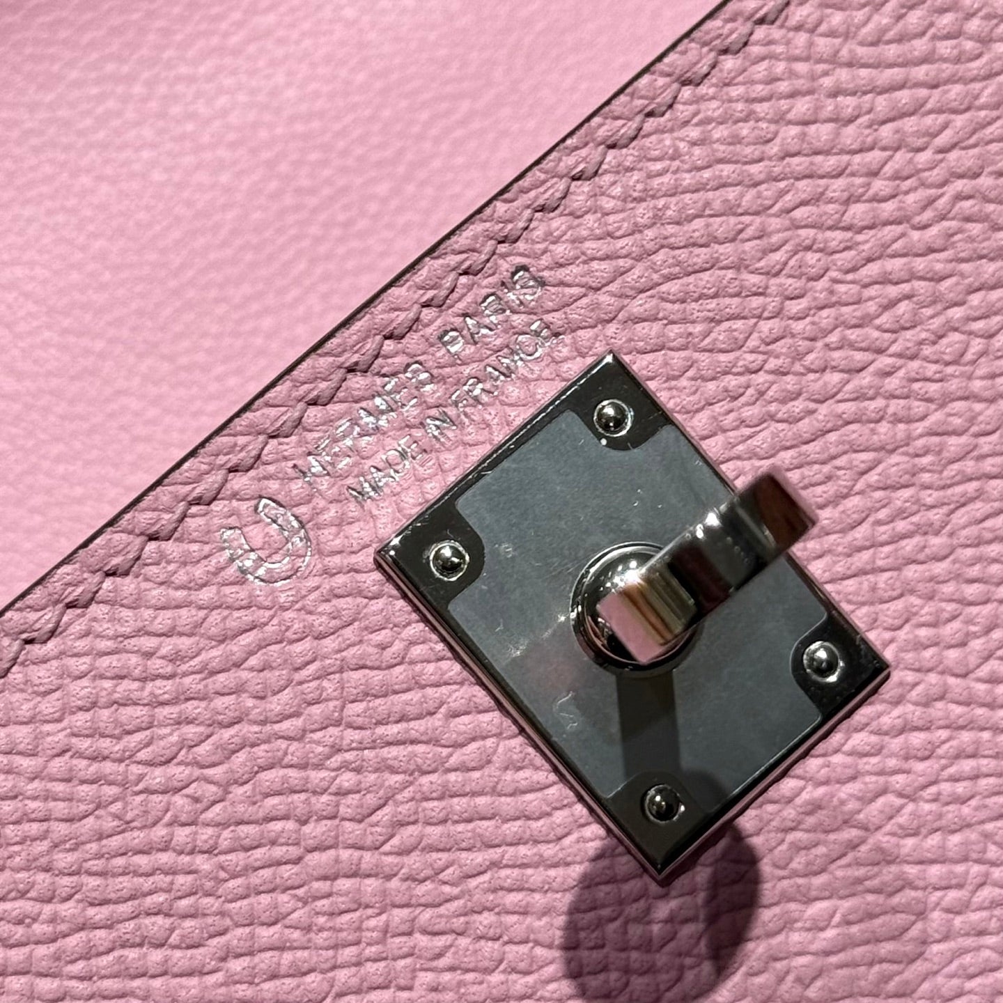 HM Mini Kelly 19 Pink Pastel Epsom 243120