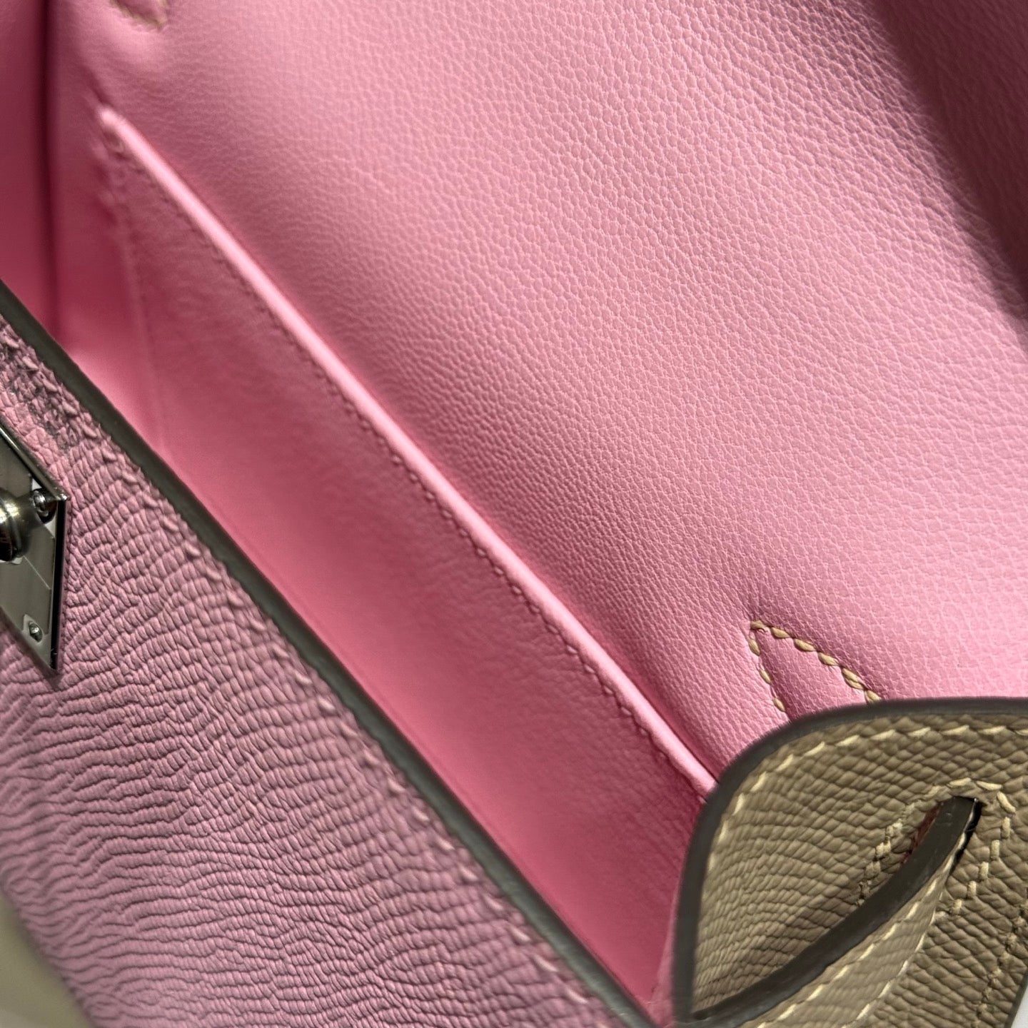 HM Mini Kelly 19 Pink Pastel Epsom 243120