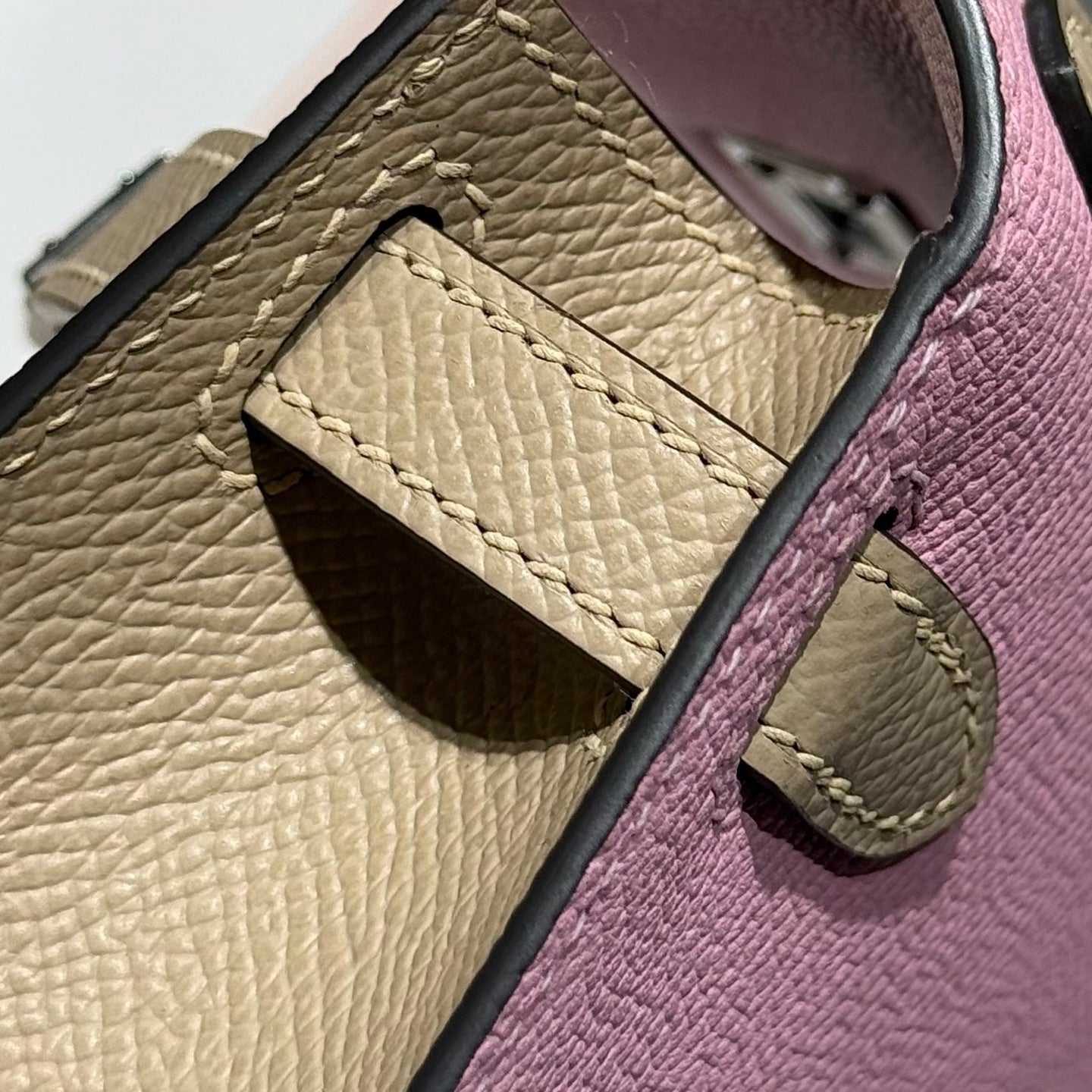 HM Mini Kelly 19 Pink Pastel Epsom 243120