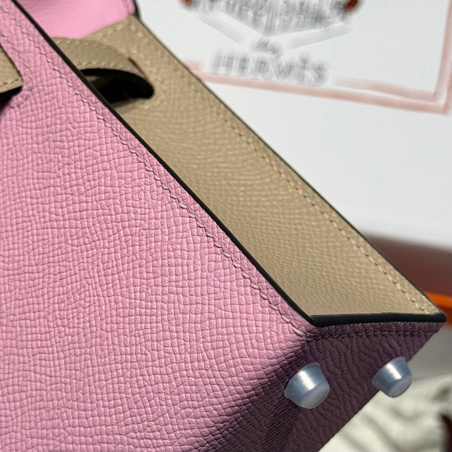 HM Mini Kelly 19 Pink Pastel Epsom 243120