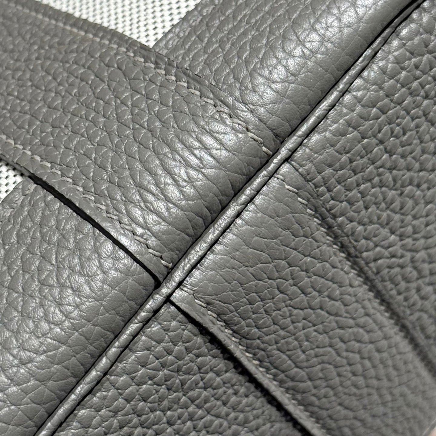 HM Neo Garden 23 bag Gray Canvas and Negonda Calfskin 243337