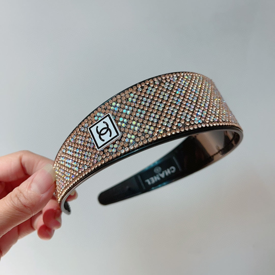COLORFUL WITH CRYSTALS HAIRBAND RESIN FOR WOMEN 124678