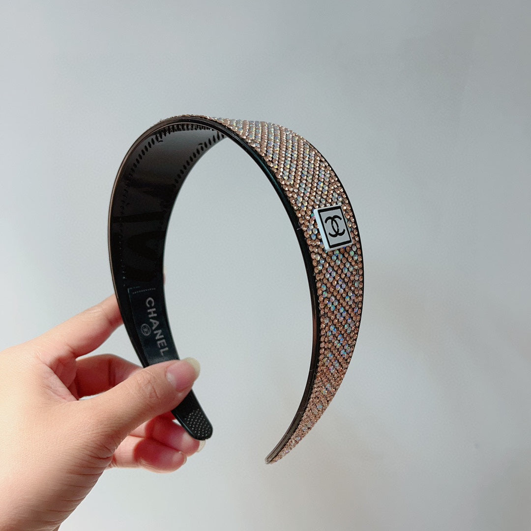 COLORFUL WITH CRYSTALS HAIRBAND RESIN FOR WOMEN 124678