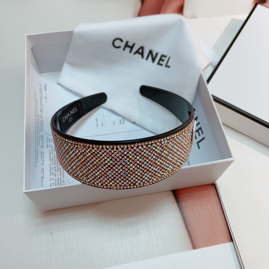 COLORFUL WITH CRYSTALS HAIRBAND RESIN FOR WOMEN 124678