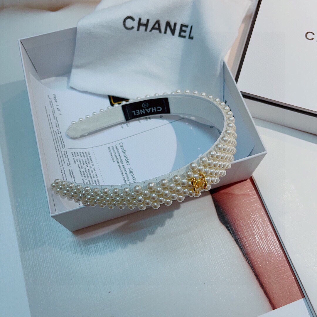 WHITE PEARL HAIRBAND 124690