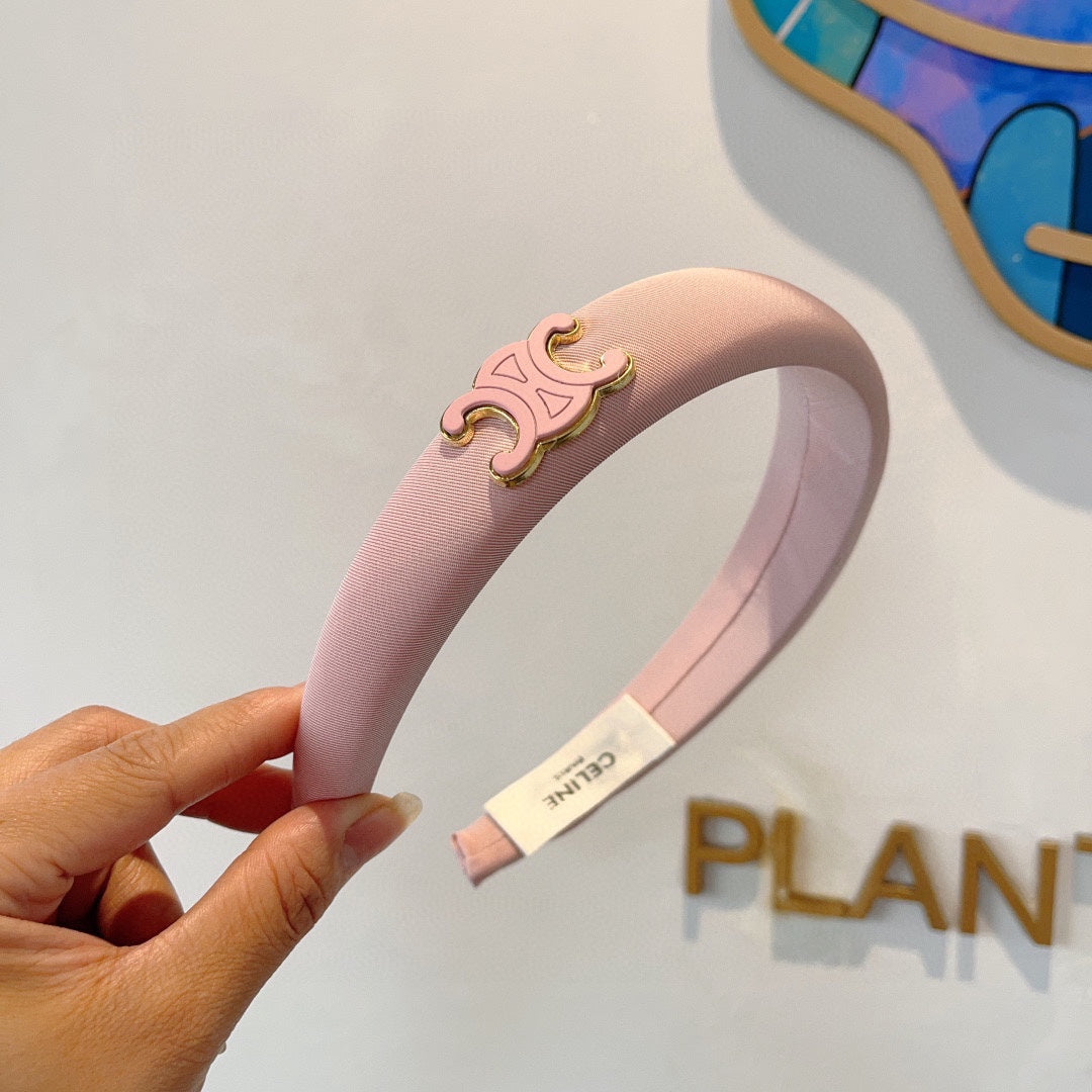 LIGHT PINK FABRIC HAIRBAND 427318