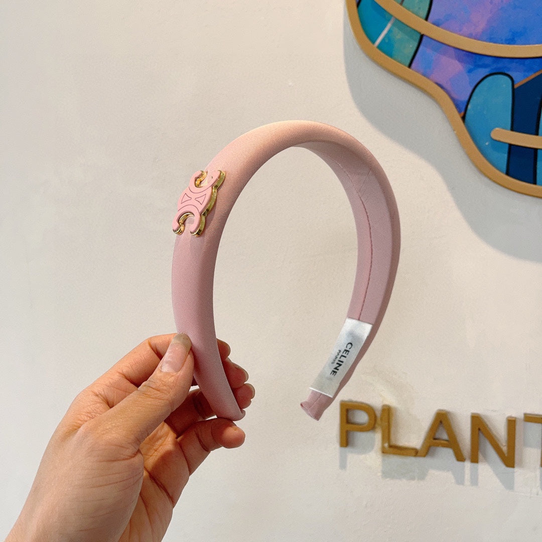 LIGHT PINK FABRIC HAIRBAND 427318