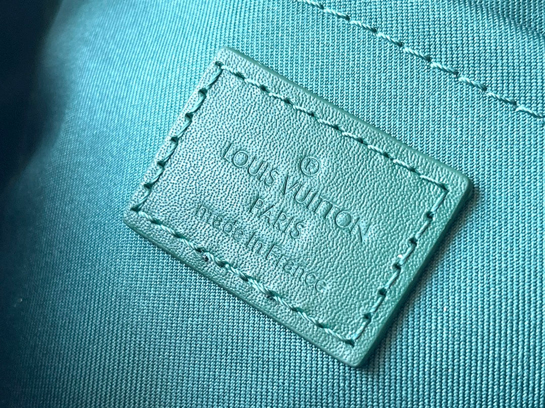 KEEPALL BANDOULI¨¨RE 25 IN GREEN MONOGRAM HERITAGE CANVAS