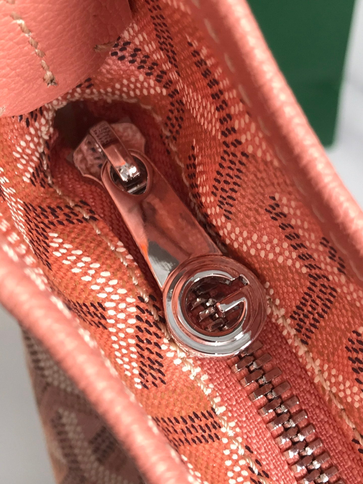 Boh¨¨me Hobo Bag 42cm Pink Canvas Chevroches Calfskin