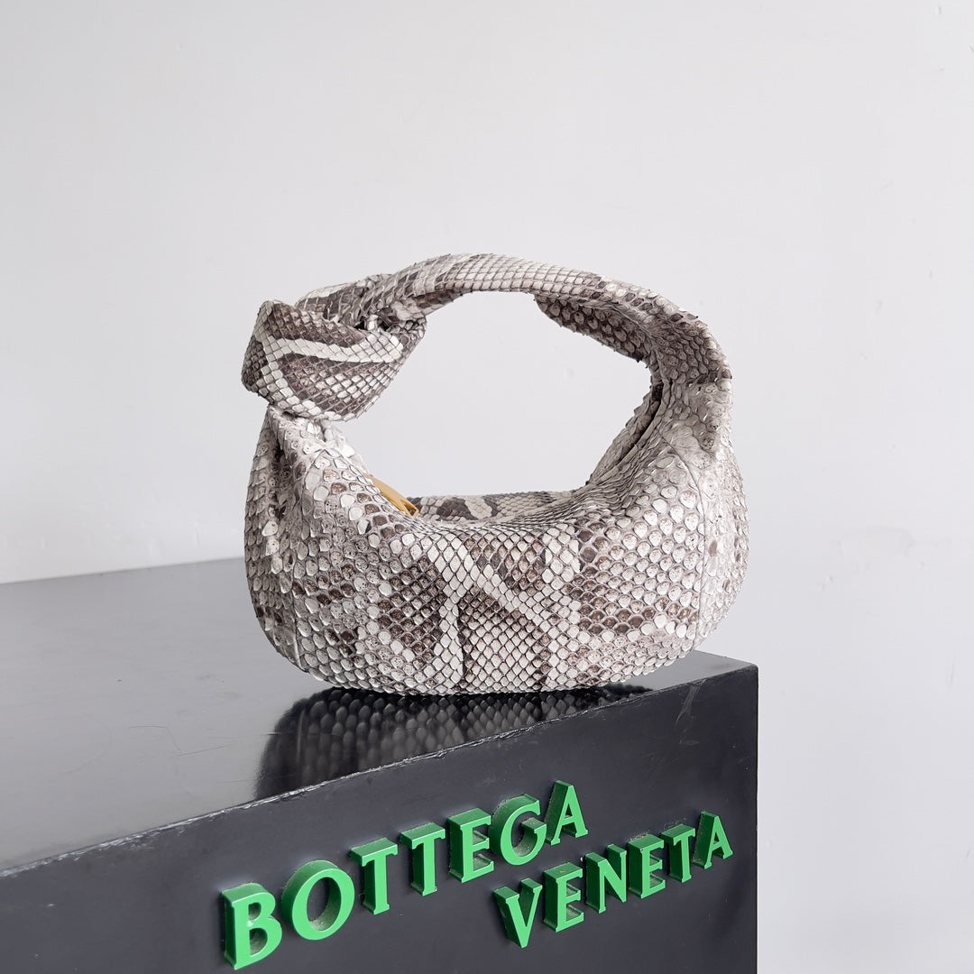 BV Mini Jodie 23cm Top Handle Bag In Python Leather 209323