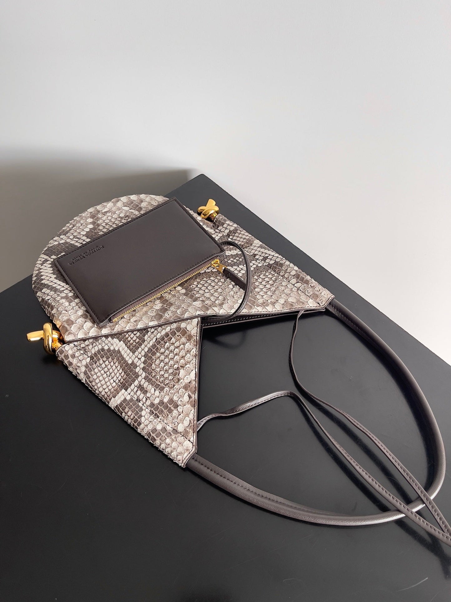 BV Small Solstice Bag 26cm In Python Leather 209325