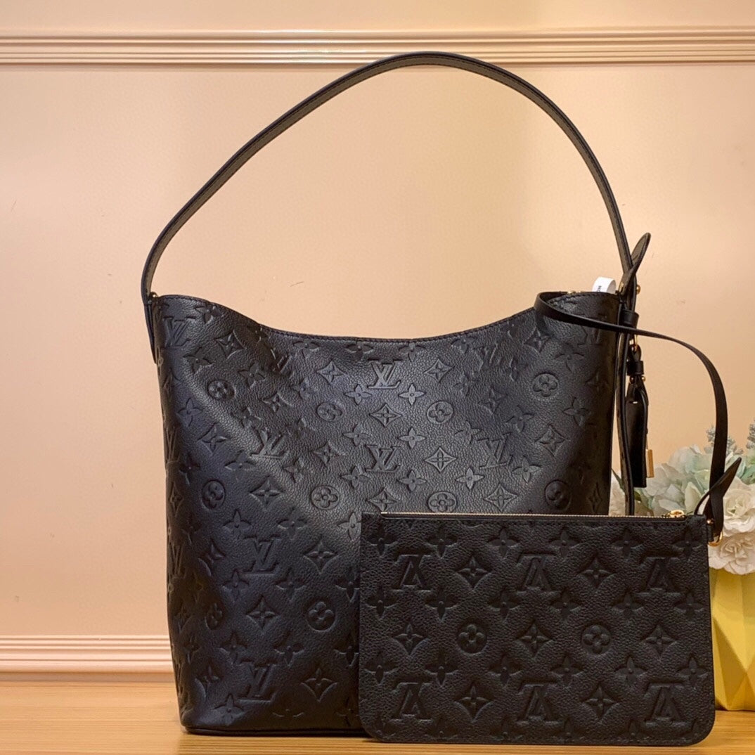 LV All In Sn Black Monogram Empreinte Leather 205348