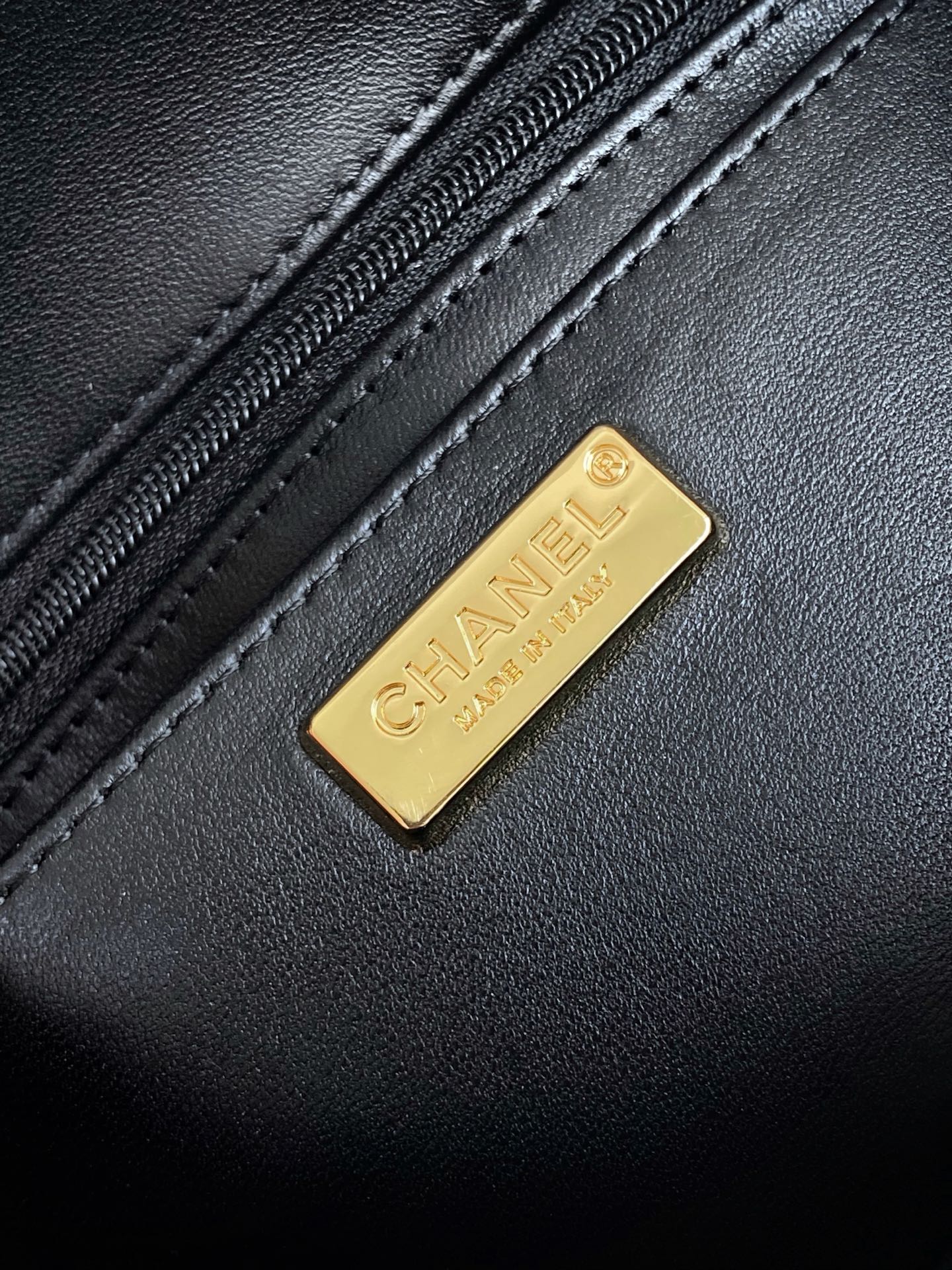 CC 25C Black Bronze Sequin Gold Hardware