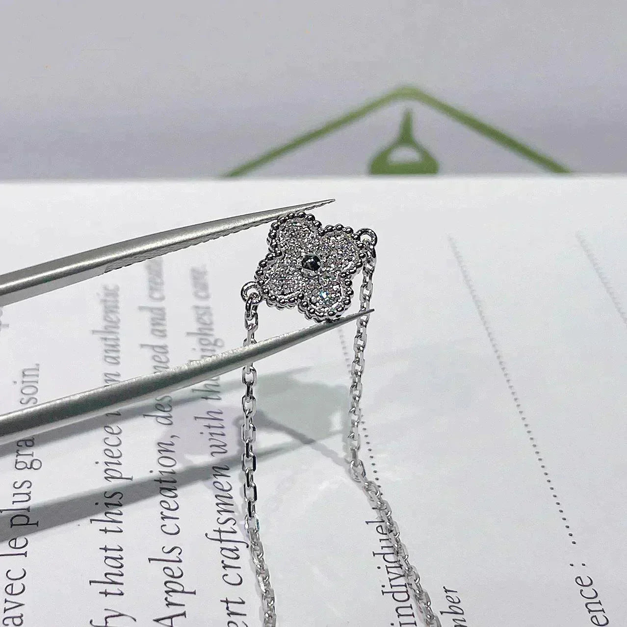 CLOVER SINGLE FLOWER BRACELET SILVER