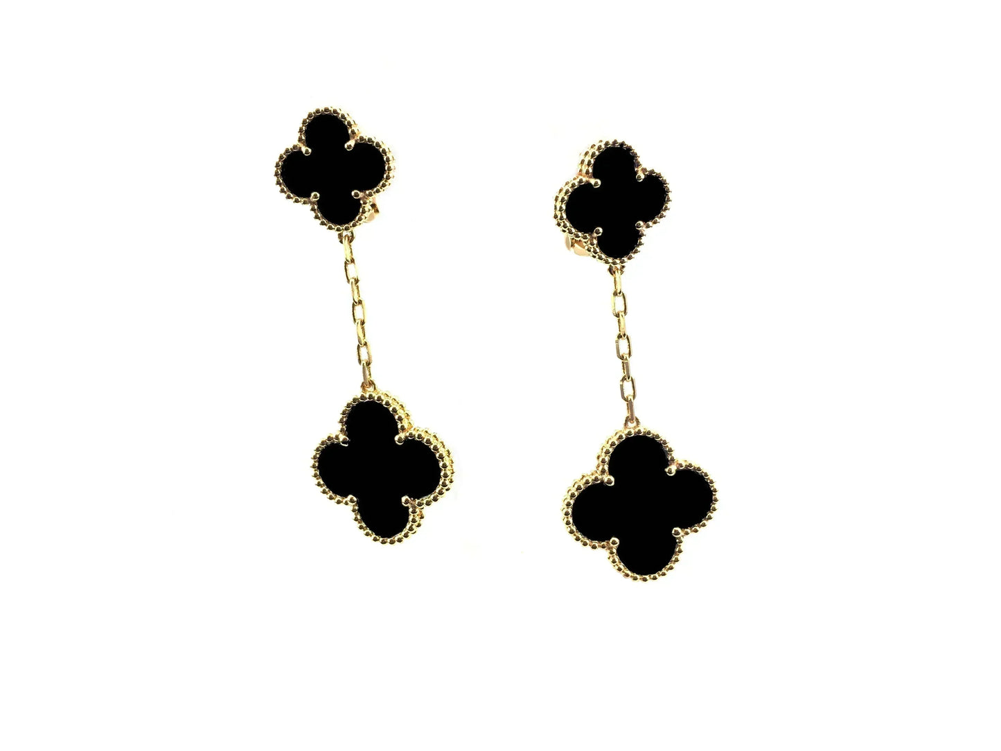 CLOVER 2 MOTIFS EARRINGS (MULTIPLE CHOICESC