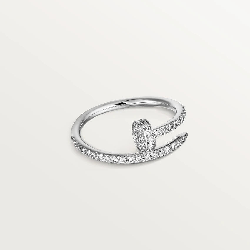 DIANA JUSTE RING 1.8MM SILVER DIAMONDS