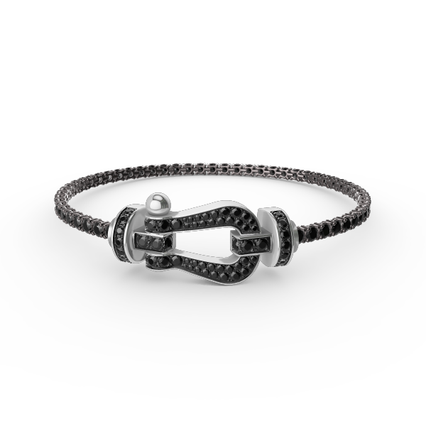 DIANA FORCE LARGE HORSESHOE FULL DIAMOND TENNIS BRACELET