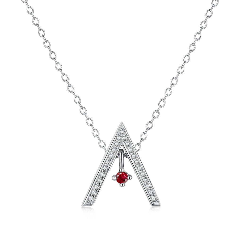 [HOT] Collier scintillant en forme de « A »