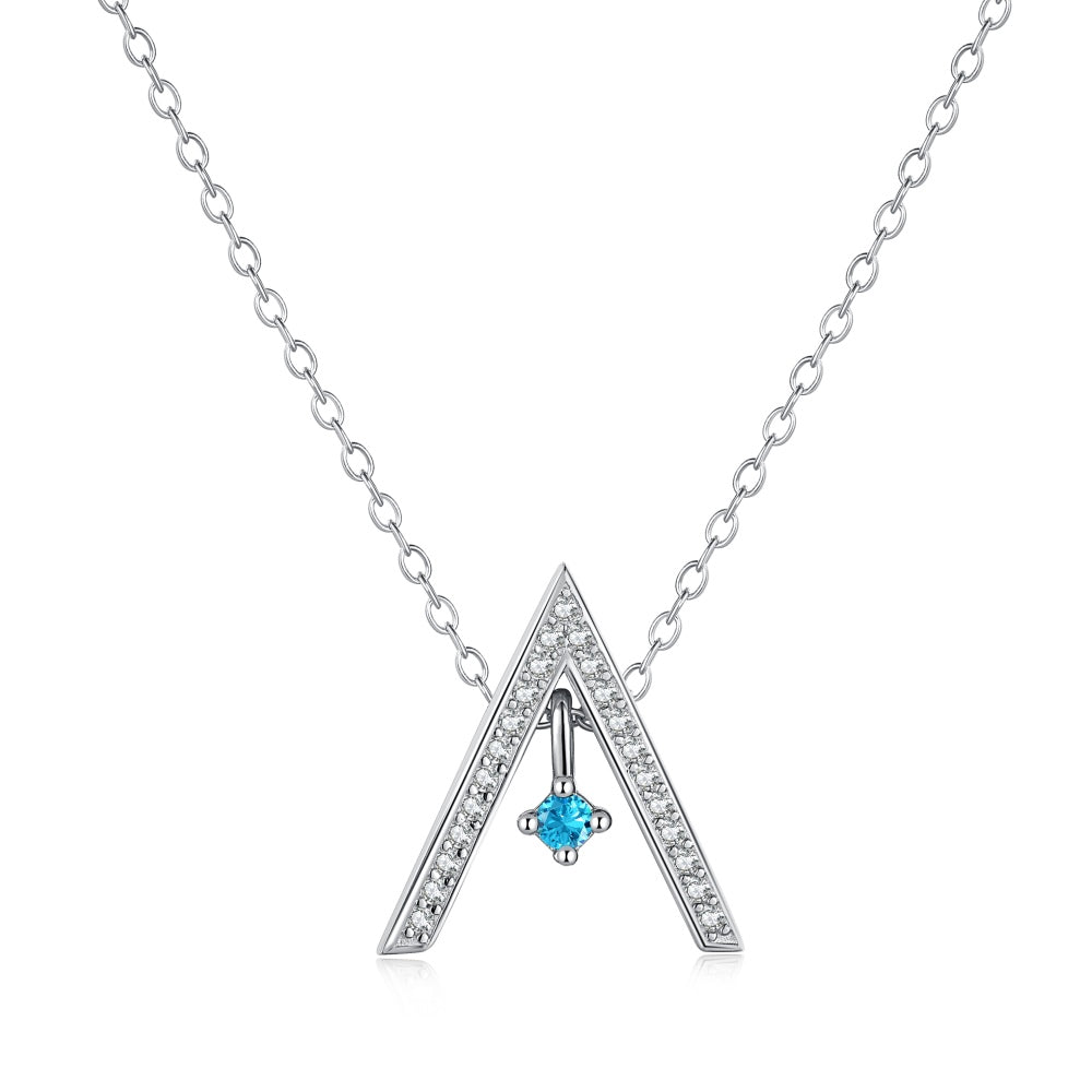 [HOT] Collier scintillant en forme de « A »