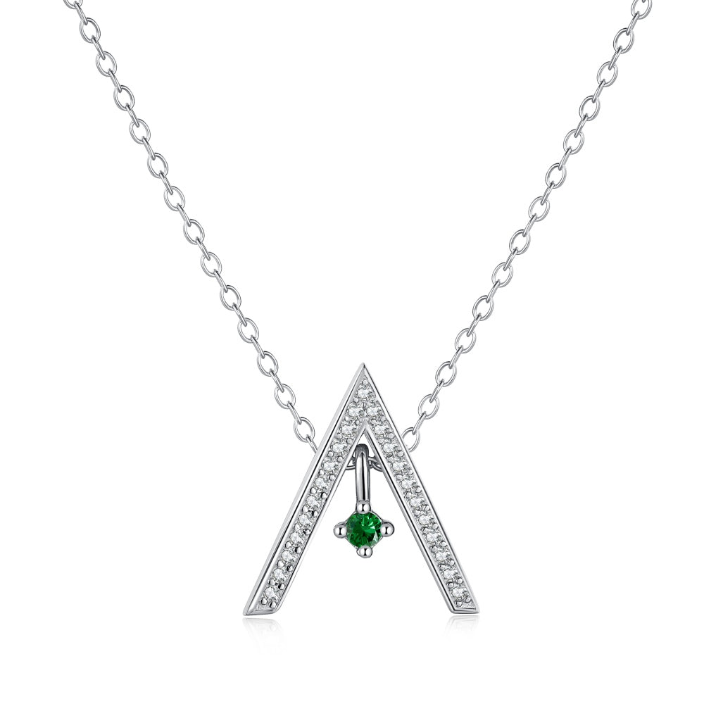 [HOT] Collier scintillant en forme de « A »
