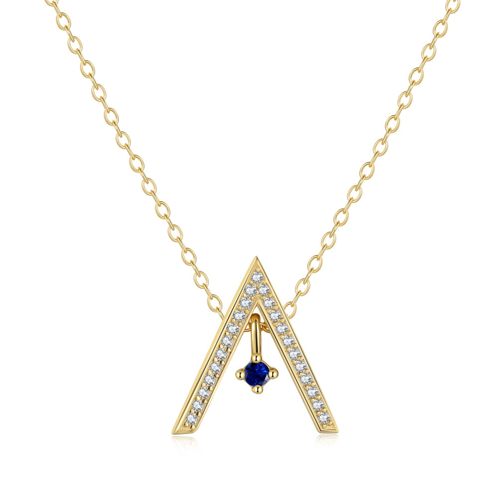 [HOT] Collier scintillant en forme de « A »
