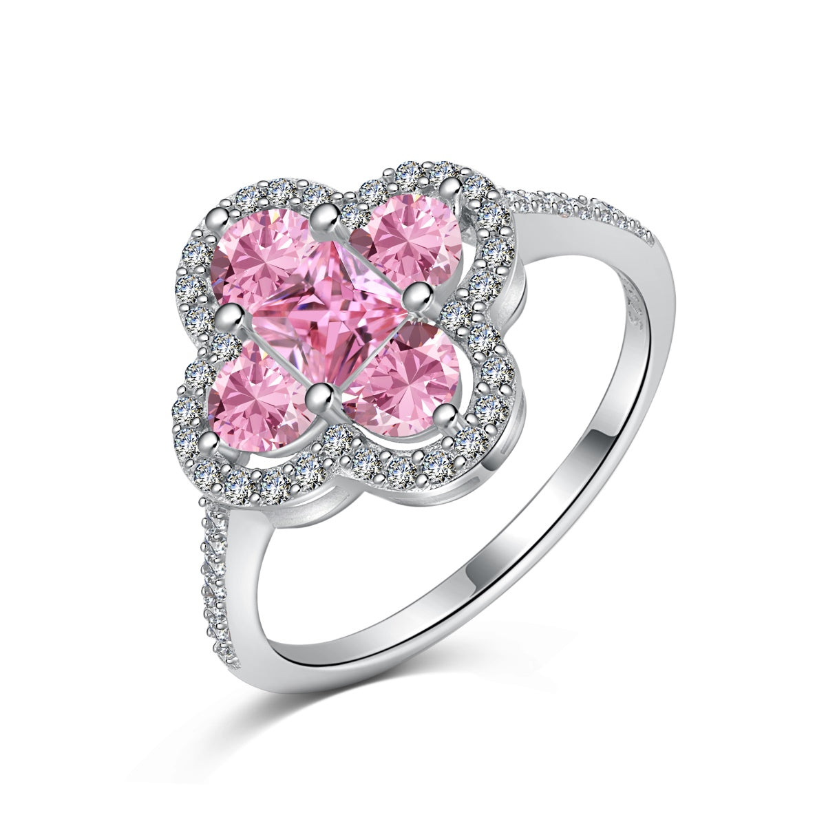 [HOT] Bague de banquet luxueuse en forme de fleur d'éternité