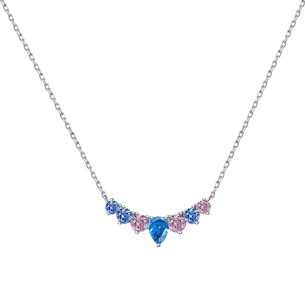 [HOT] Collier délicat en forme de cœur coloré