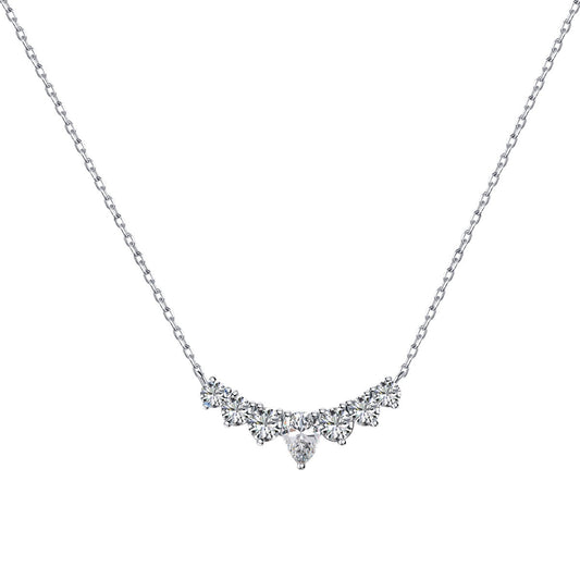 [HOT] Collier délicat en forme de cœur coloré