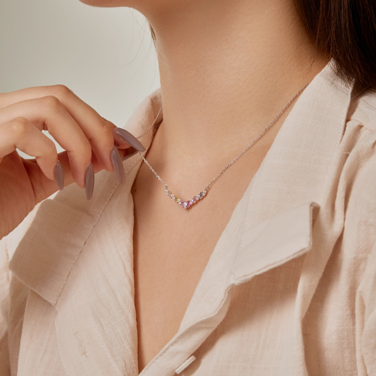 [HOT] Collier arc-en-ciel éblouissant