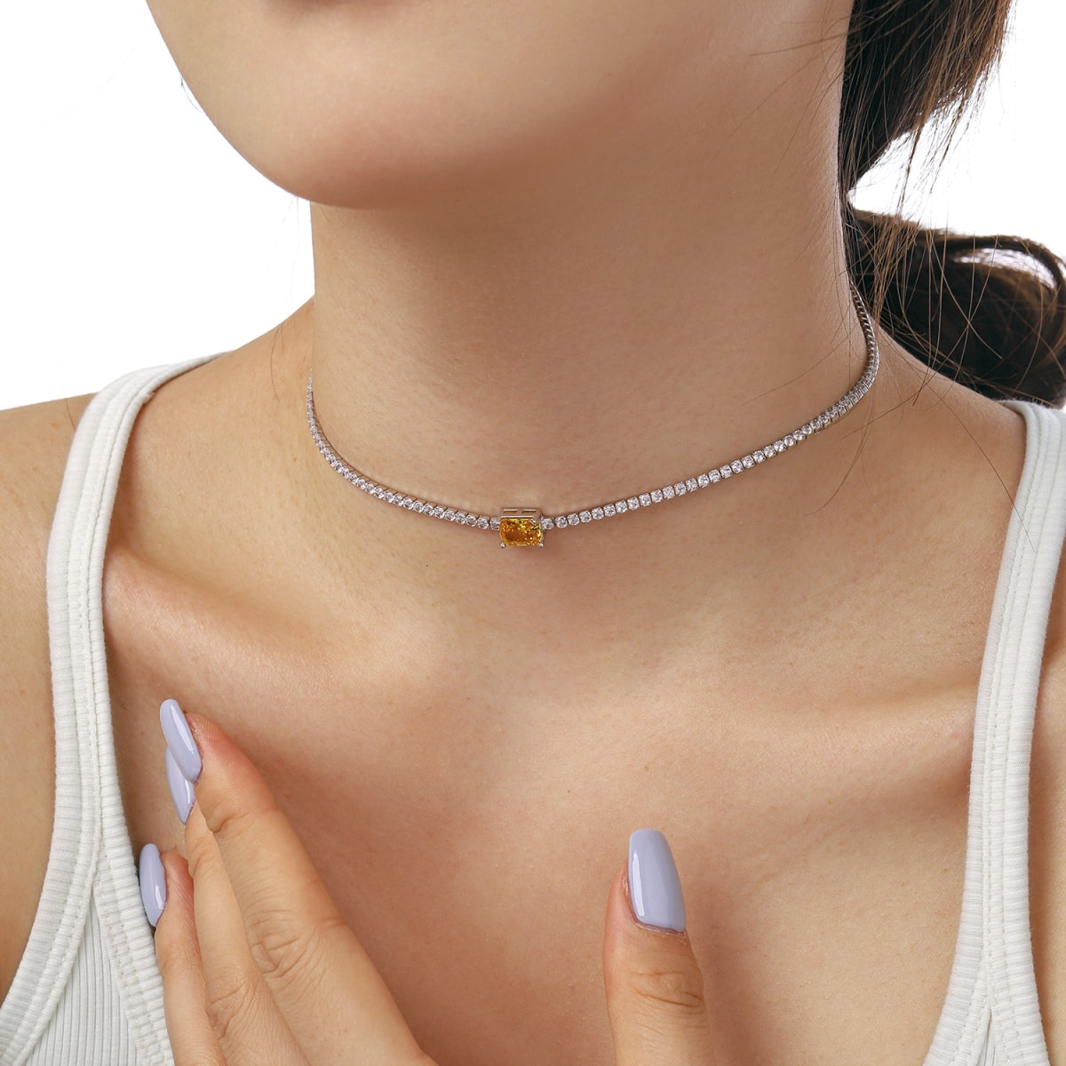 [HOT] Collier orné d'émeraude taille 2,0 carats