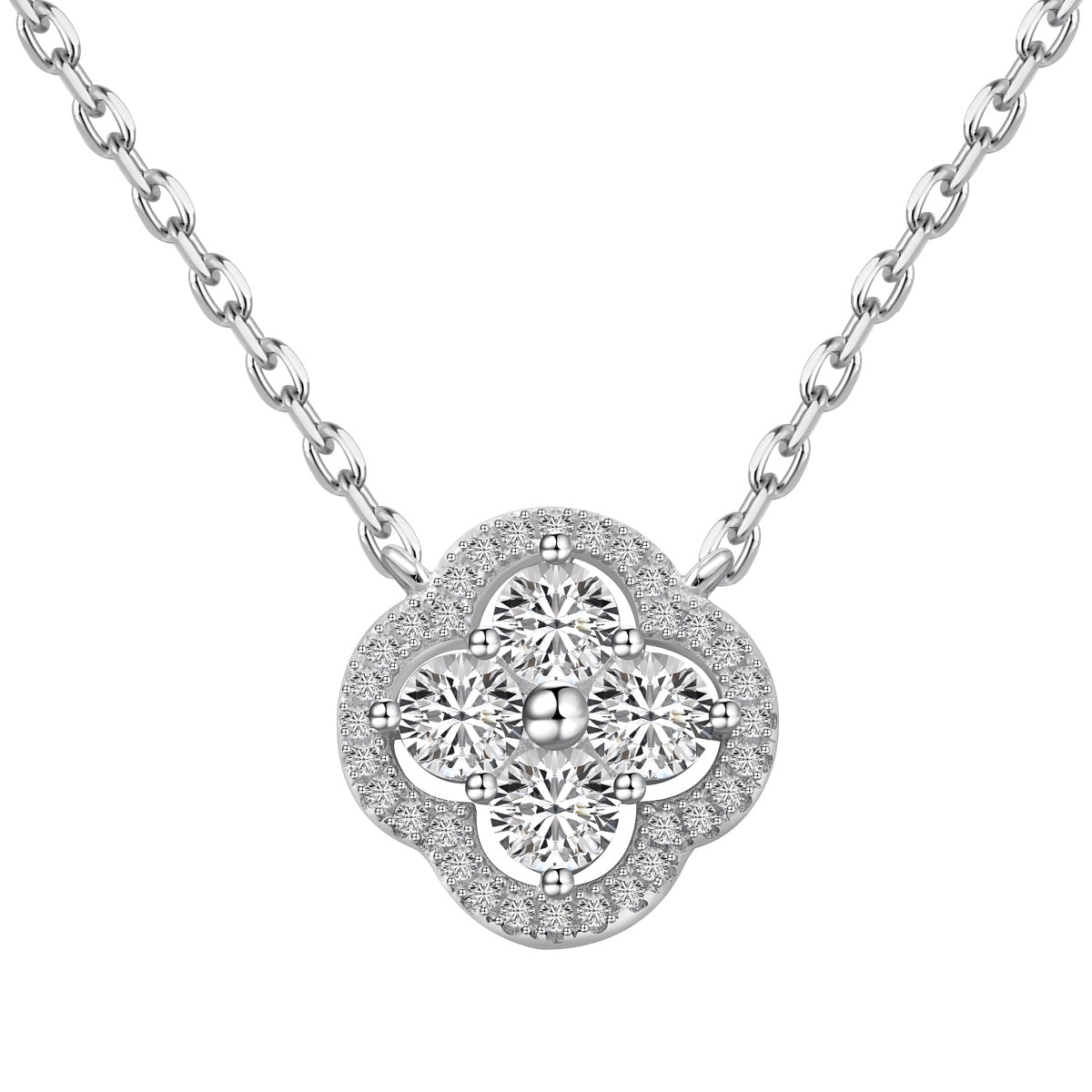 [HOT] Collier exquis avec motif de trèfle à quatre feuilles