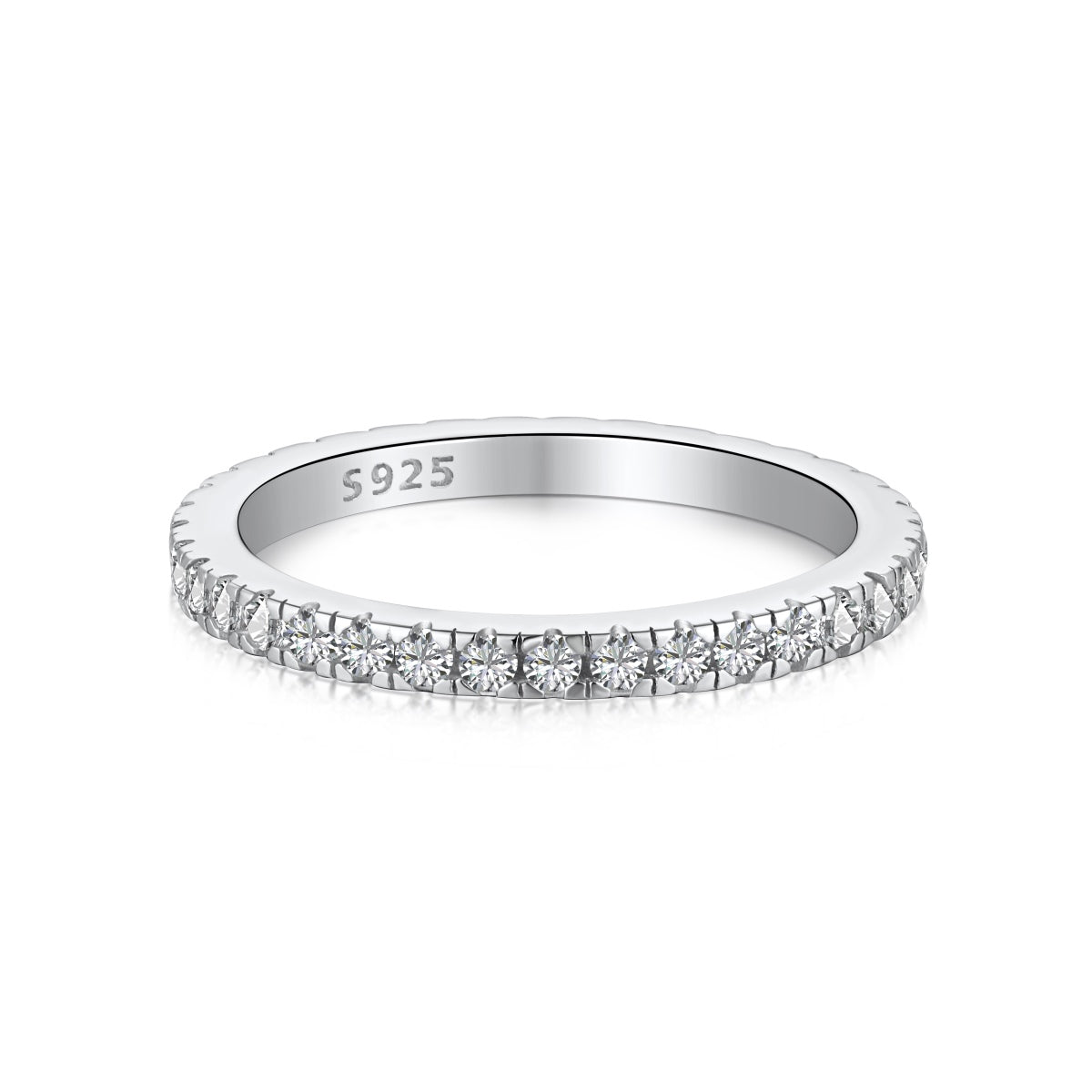 [HOT] Bague quotidienne délicate et scintillante à taille ronde