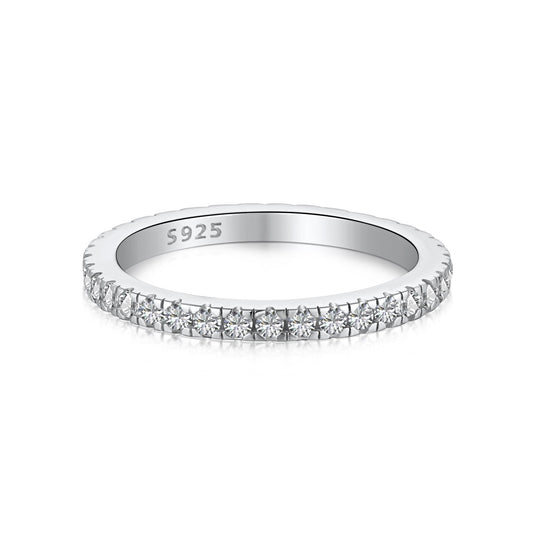 [HOT]Delicate Sparkling Round Cut Daily Ring