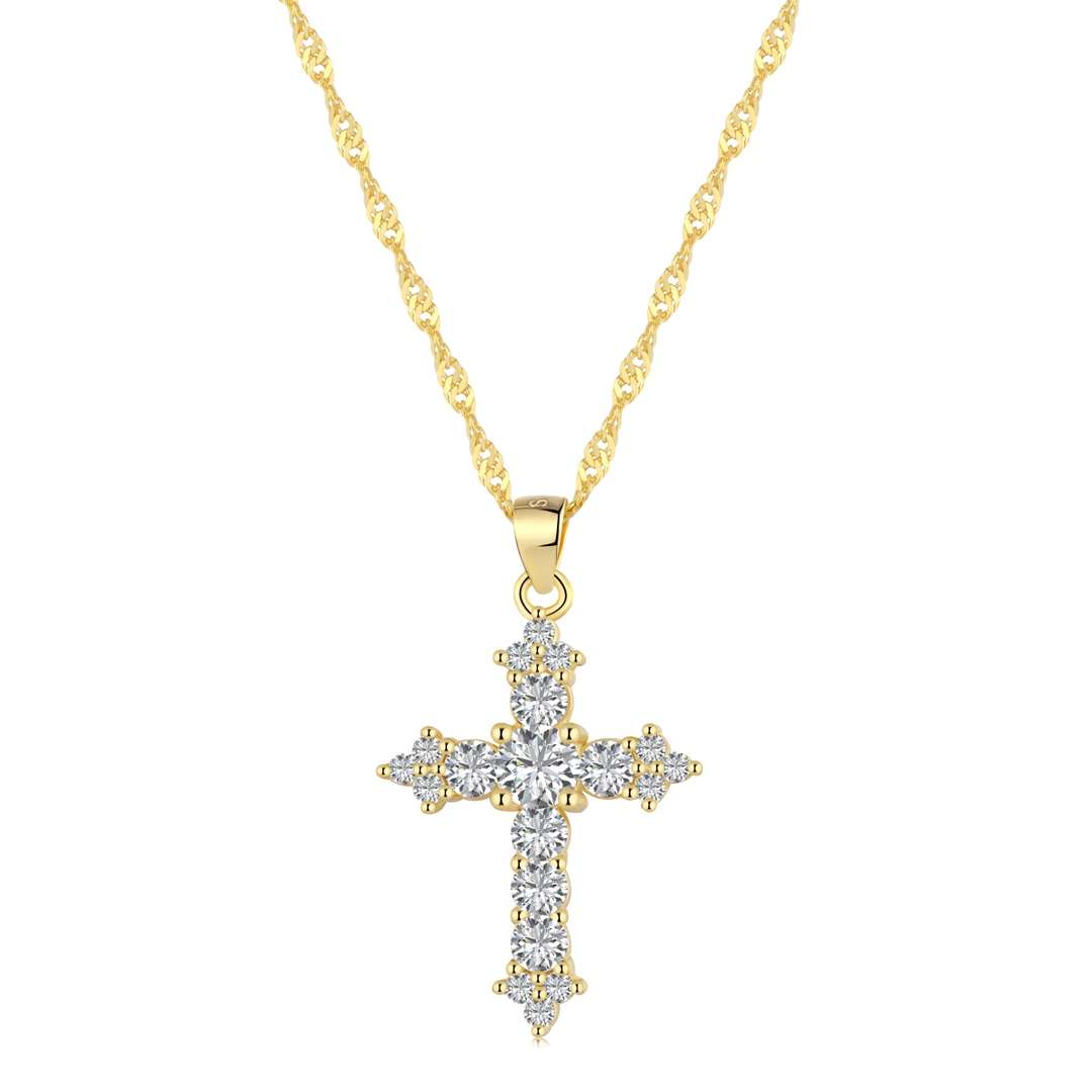[HOT] Collier délicat en forme de croix