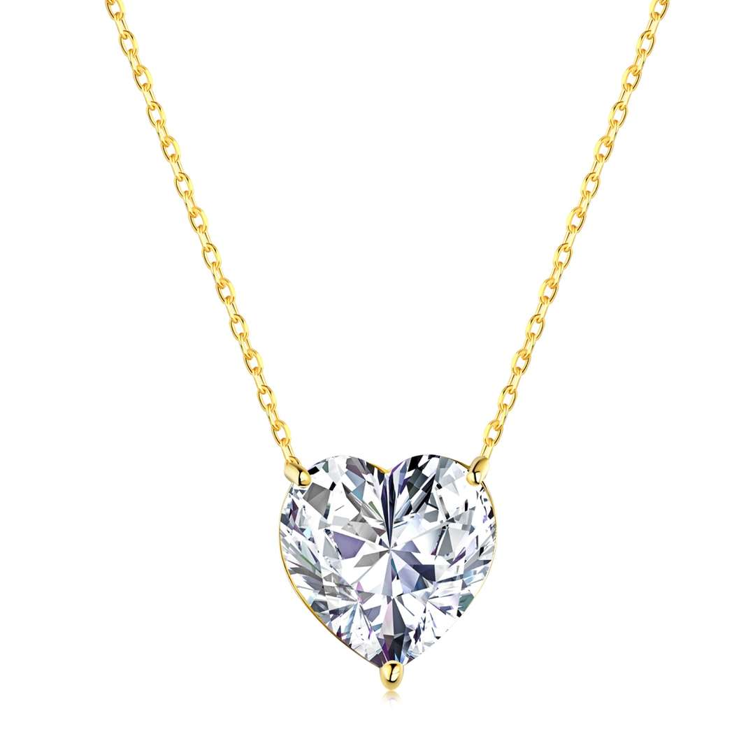 [HOT] Collier en forme de cœur rayonnant de 6,0 carats