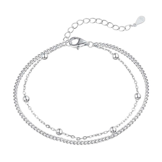 [HOT] Bracelet double couche de perles délicates