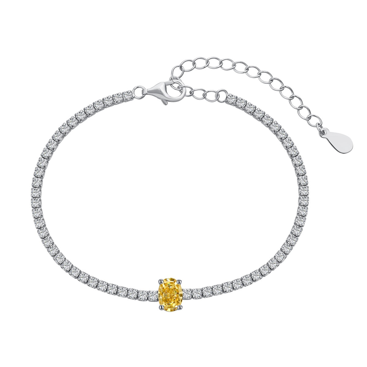 [HOT] Bracelet quotidien exquis taille ovale de 0,75 carat