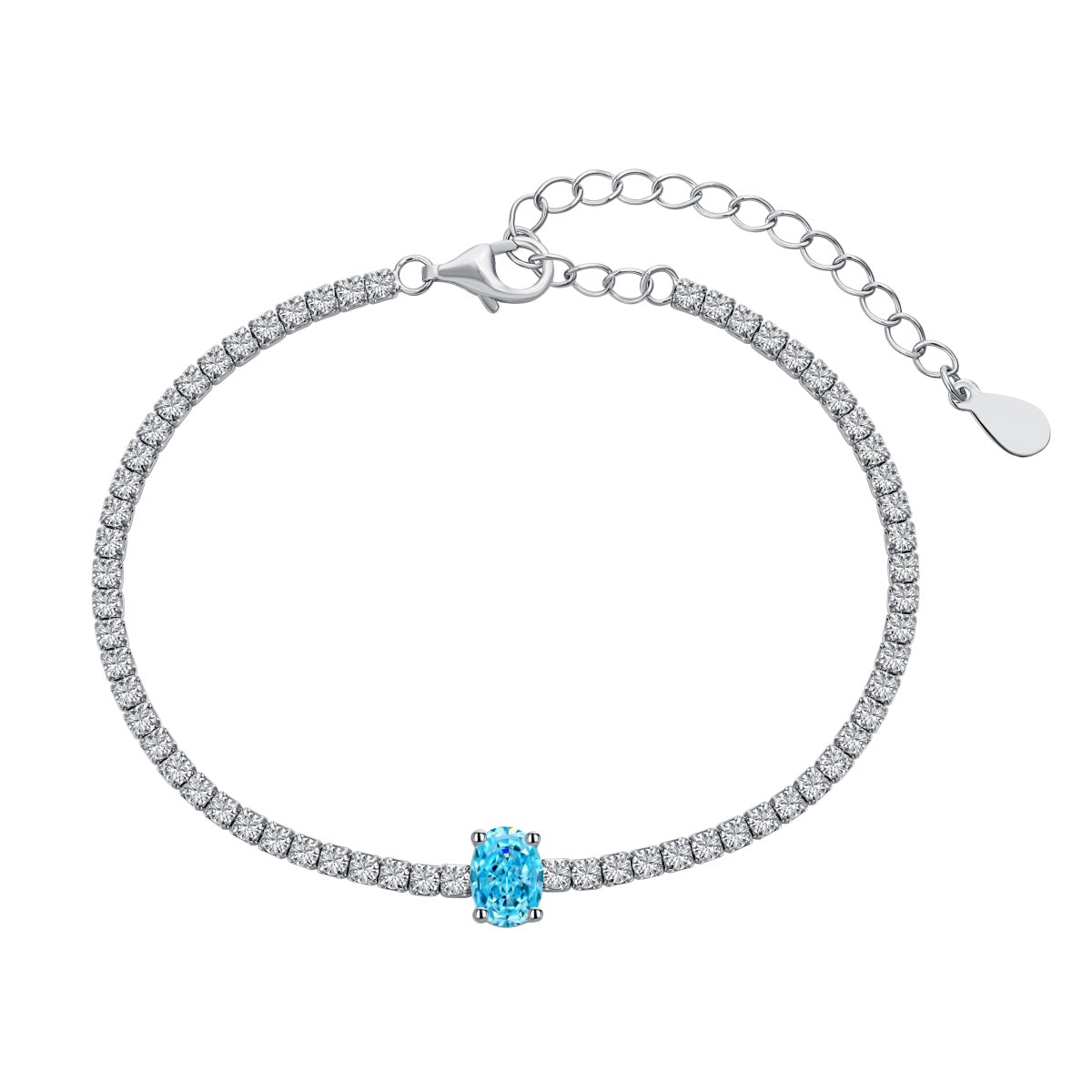 [HOT] Bracelet quotidien exquis taille ovale de 0,75 carat