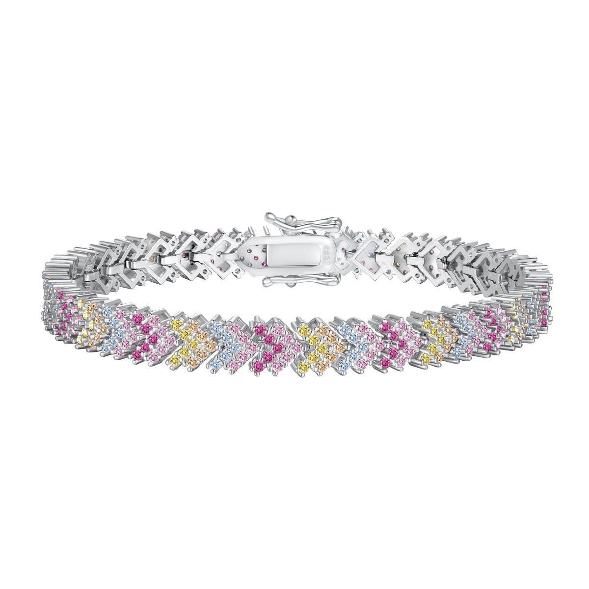 [HOT]Ornate Sparkling Round Cut Party Bracelet
