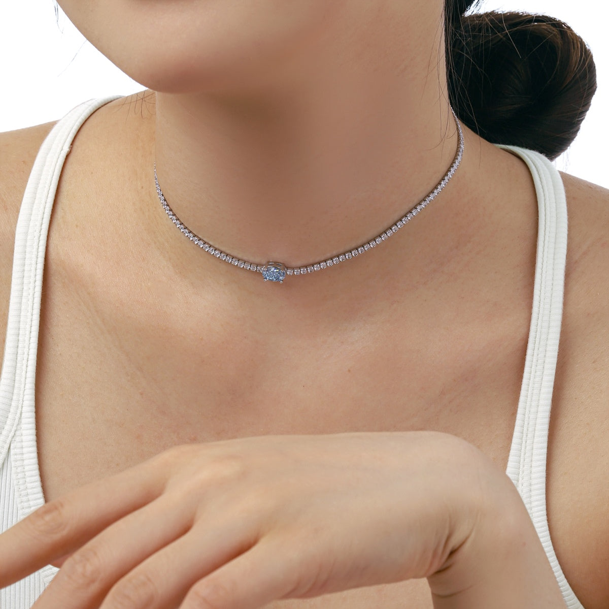 [HOT] Collier taille ovale brillant de 1,0 carat