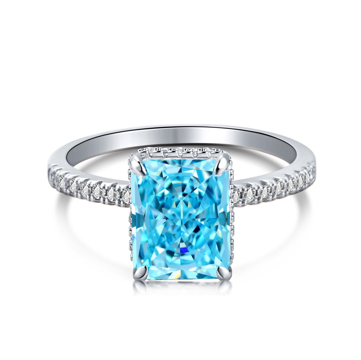 [HOT] Bague de fiançailles luxueuse de 4,0 carats