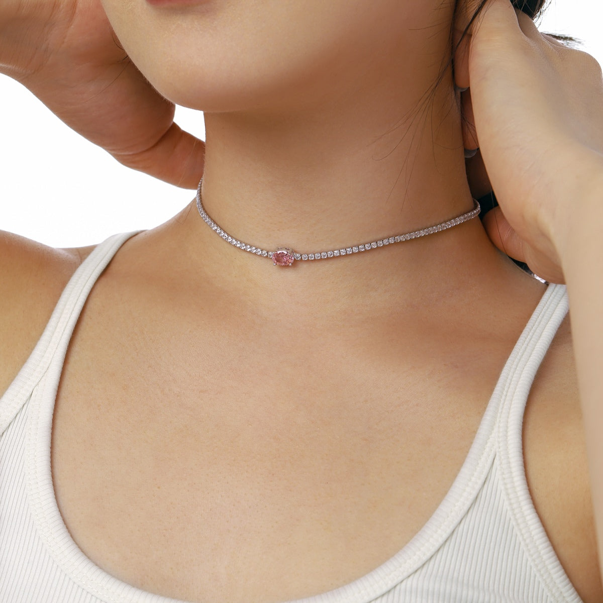 [HOT] Collier taille ovale brillant de 1,0 carat