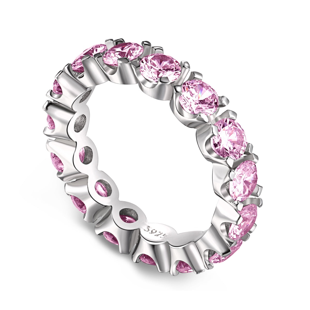 [HOT] Bague de tennis ronde Eternity