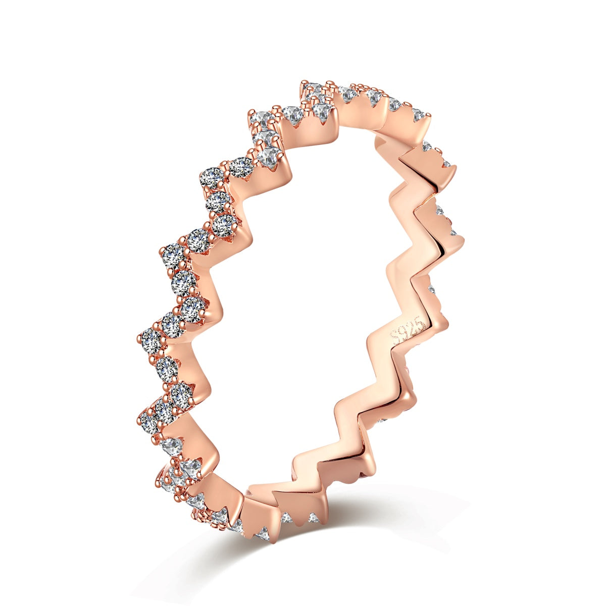 [HOT] Bague quotidienne délicate et enchanteresse en forme de vague