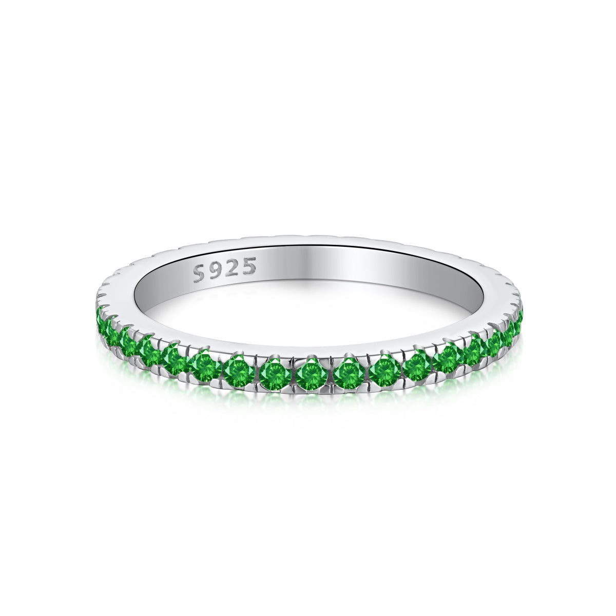 [HOT] Bague quotidienne délicate et scintillante à taille ronde