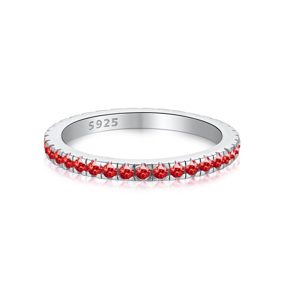 [HOT] Bague quotidienne délicate et scintillante à taille ronde