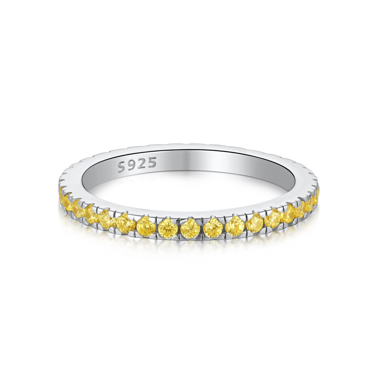 [HOT] Bague quotidienne délicate et scintillante à taille ronde