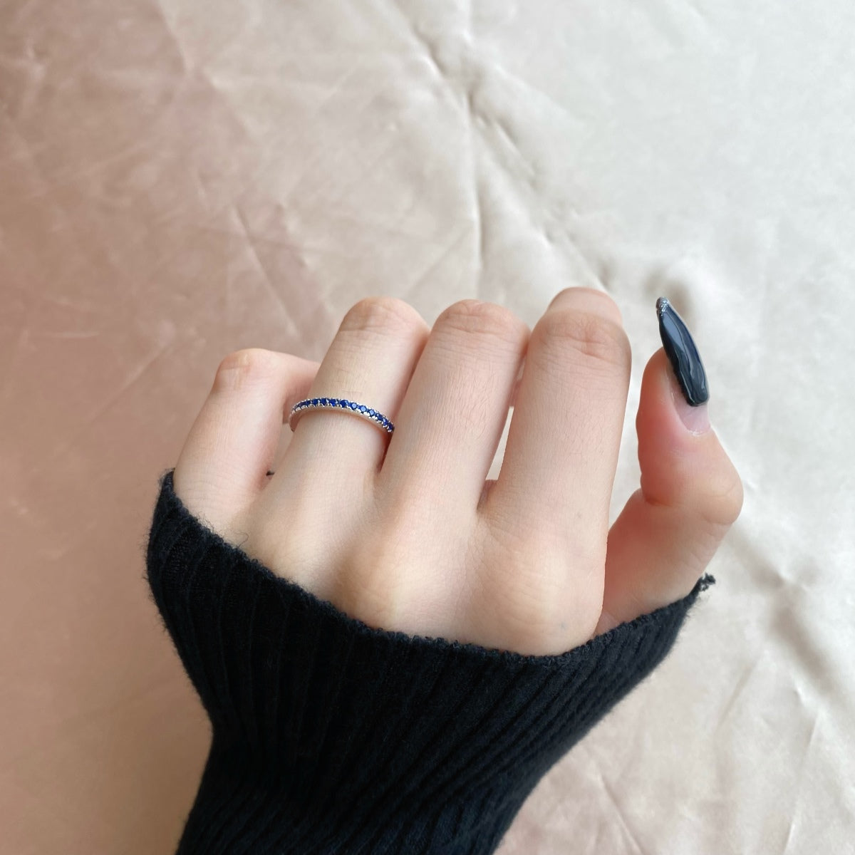 [HOT] Bague quotidienne délicate et scintillante à taille ronde