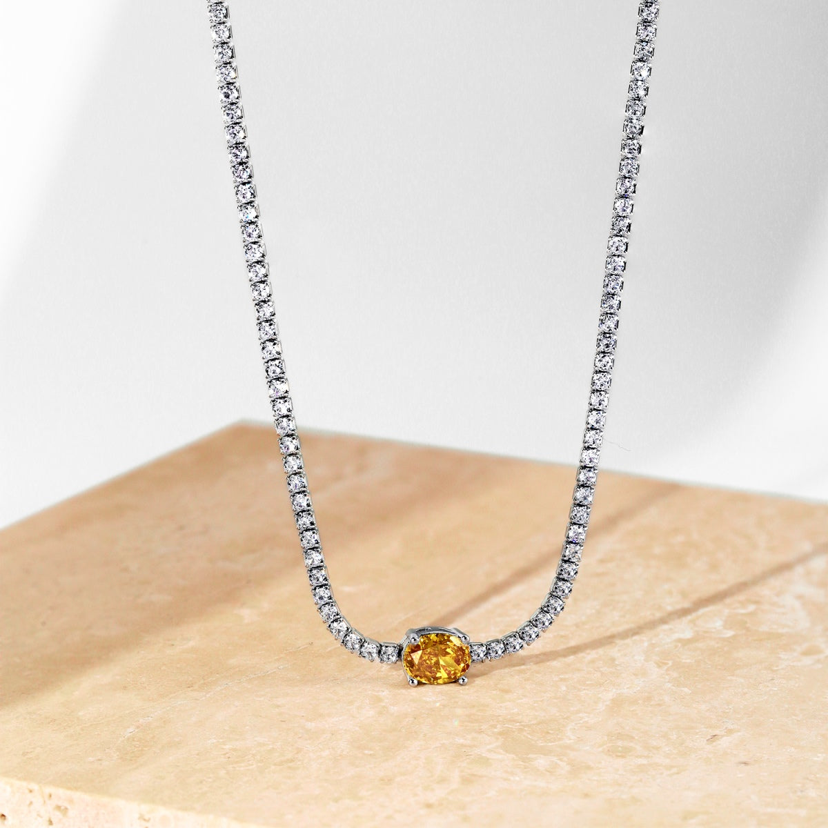 [HOT] Collier taille ovale brillant de 1,0 carat
